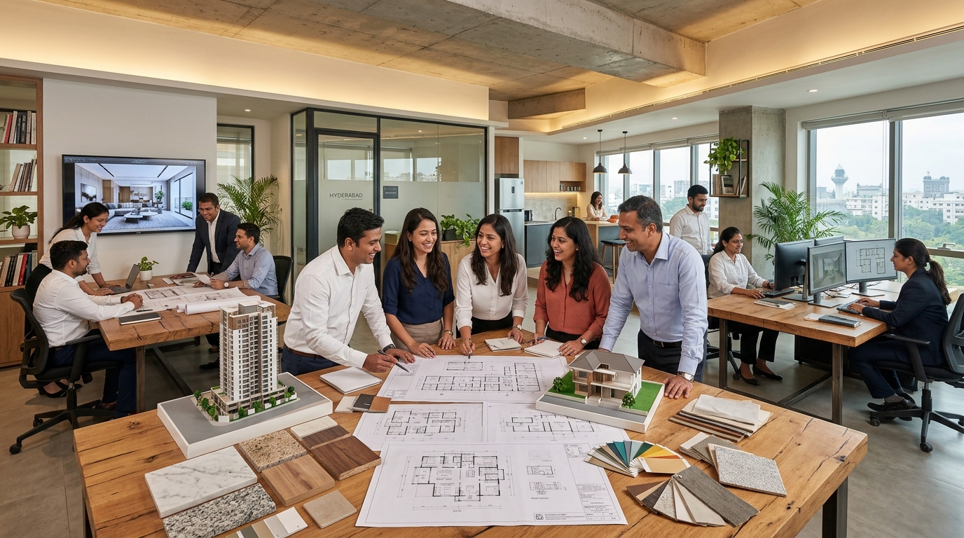Anjani Infra Team of 1600+ Architects & Interior Designers in Hyderabad