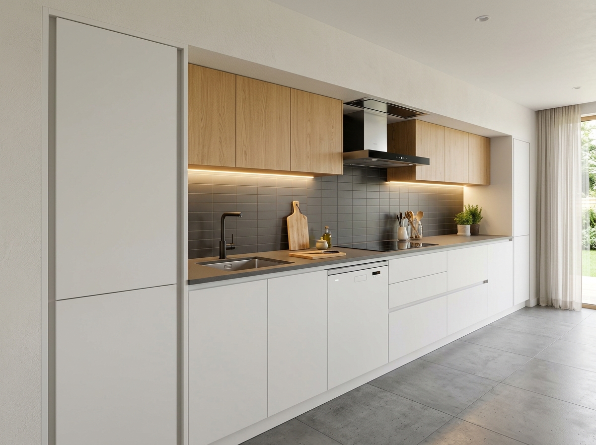 Straight Kitchen design 1