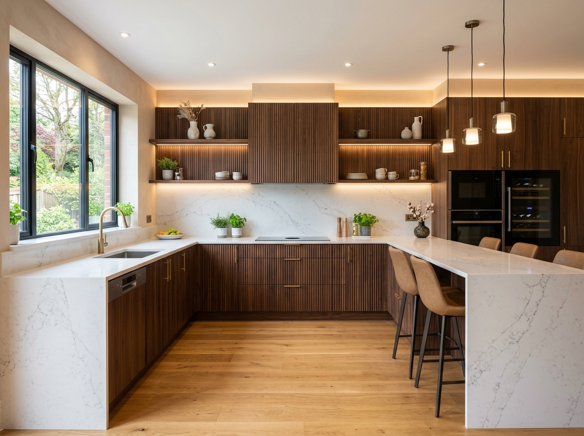 U Shape Kitchen design 1